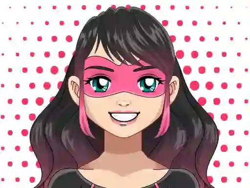 Gêm Kawaii Superhero Maker ar-lein