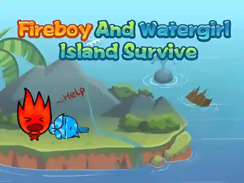 Gêm Fireboy and Watergirl Island Survive ar-lein