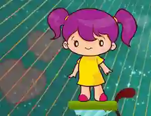 Gêm Valentine Girl Jumping ar-lein