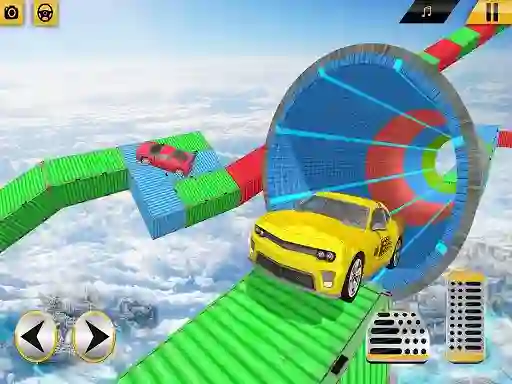 Gêm Impossible Car Driving 3d: Free Stunt ar-lein