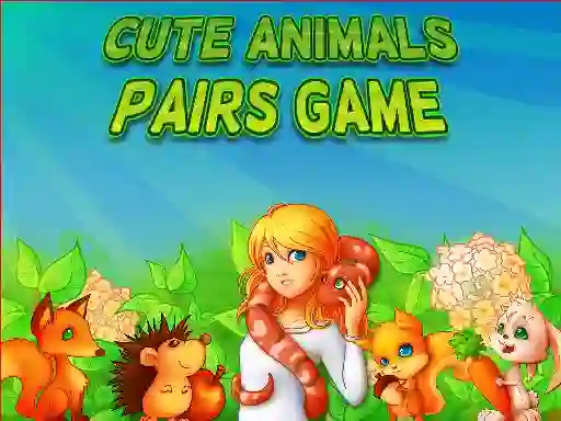 Gêm Cute Animals Pairs Game ar-lein