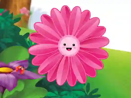 Gêm Funny Flowers Jigsaw ar-lein