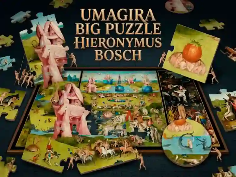 Gêm Umaigra big Puzzle Hieronymus Bosch ar-lein