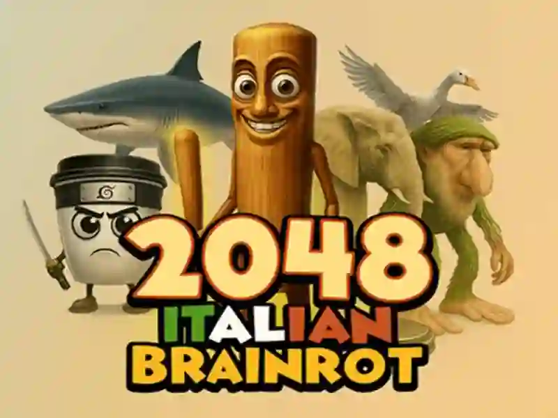 Gêm 2048 Italian Brainrot ar-lein
