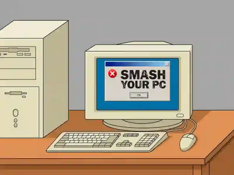 Gêm Smash Your PC ar-lein