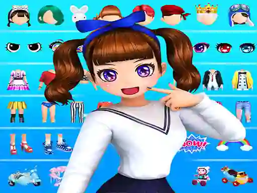 Gêm Styledoll! - 3D Avatar maker ar-lein