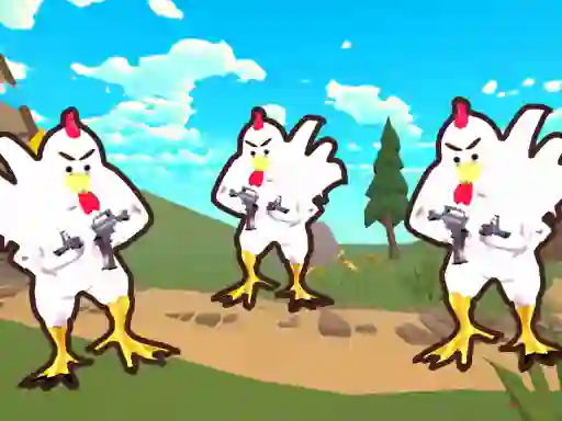 Gêm Chicken shooter io ar-lein