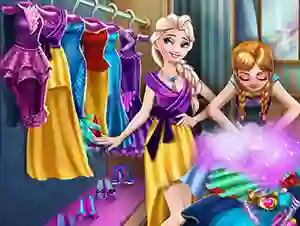 Gêm Ice Kingdom Wardrobe Cleaning ar-lein