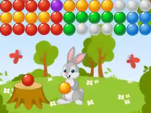Gêm Bunny Bubble Shooter ar-lein
