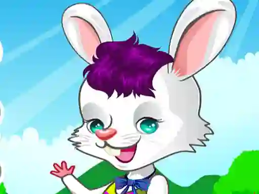 Gêm Cute Rabbit Dress Up ar-lein