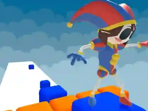 Gêm Digital Circus Tower Runner ar-lein