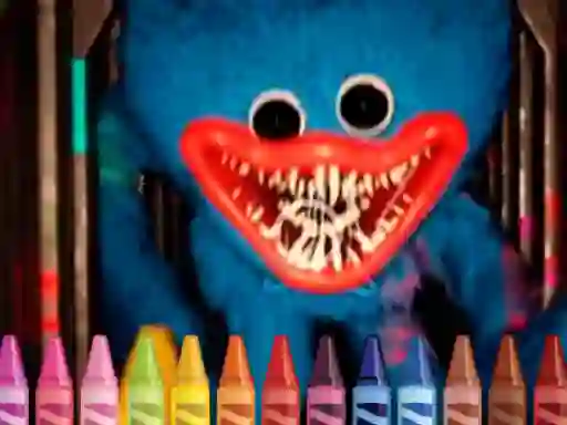 Gêm Huggy Wuggy Coloring ar-lein