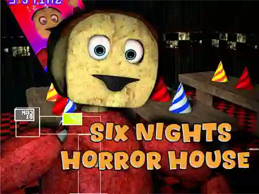 Gêm Six Nights at Horror House ar-lein