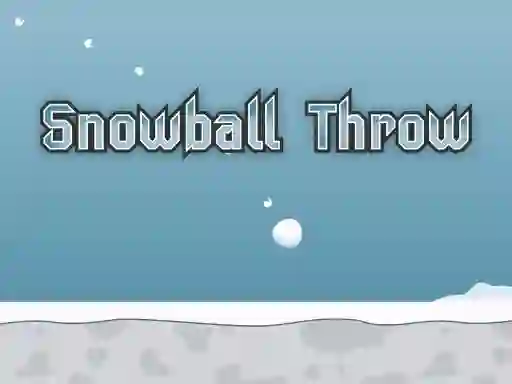 Gêm Snowball Throw ar-lein