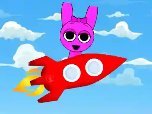 Gêm Sprunki Run: Endless Racing ar-lein