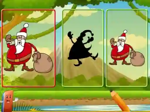 Gêm Santa Shadow Match ar-lein
