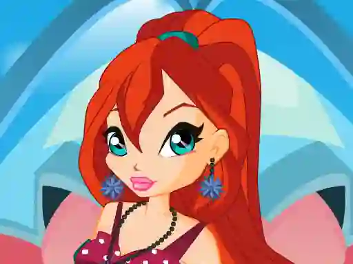 Gêm Bloom Lovely Girl Dress Up ar-lein