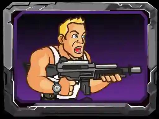 Gêm Rambo vs Christmas Monster ar-lein