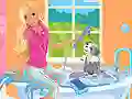 Gêm Barbie Pet Wash ar-lein