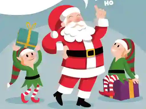 Gêm Santa Merry Xmas Puzzle ar-lein