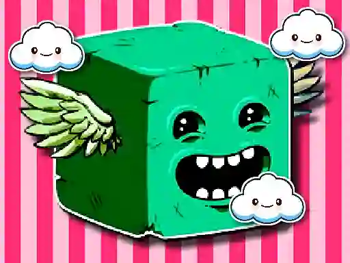 Gêm Cube Endless Jumping ar-lein
