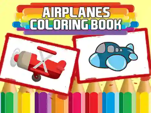Gêm Airplanes Coloring Book ar-lein