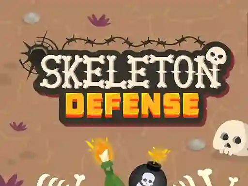 Gêm Skeleton Defense ar-lein