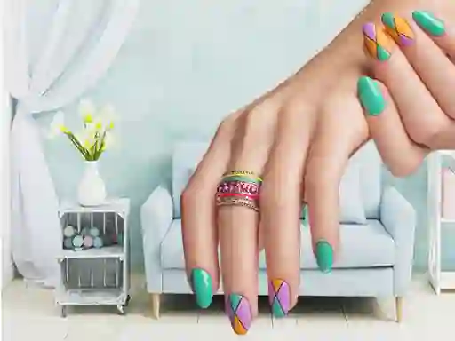 Gêm Nail Art Puzzle ar-lein
