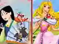 Gêm Mulan And Aurora Similarities ar-lein