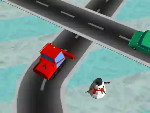 Gêm Traffic Run Christmas ar-lein