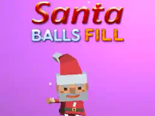 Gêm Santa Balls Fill ar-lein