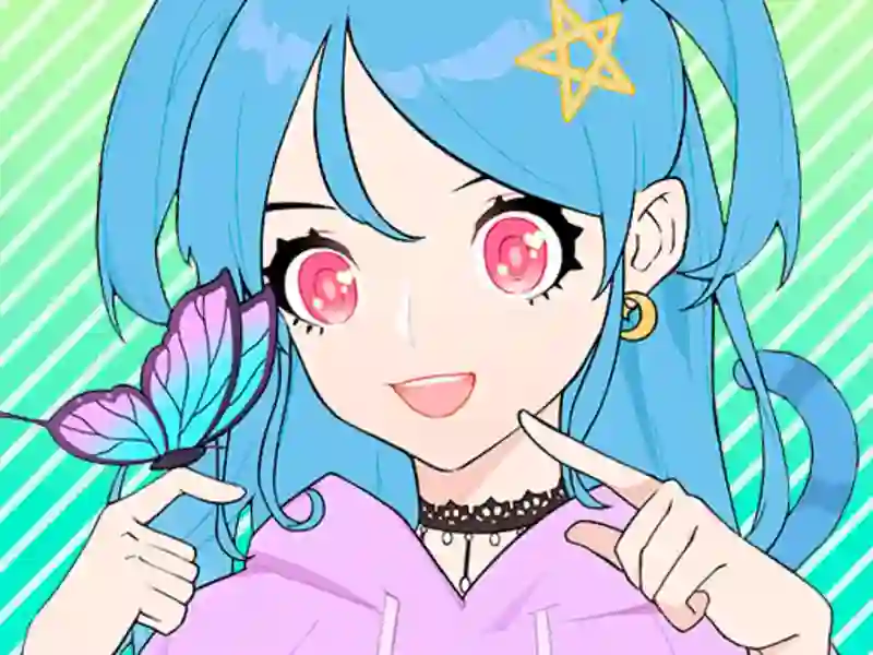 Gêm Anime Avatar Design ar-lein