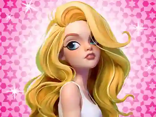 Gêm Super Fashion Stylist Dress Up 3d ar-lein