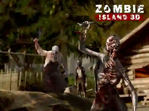 Gêm Zombie Island 3D ar-lein