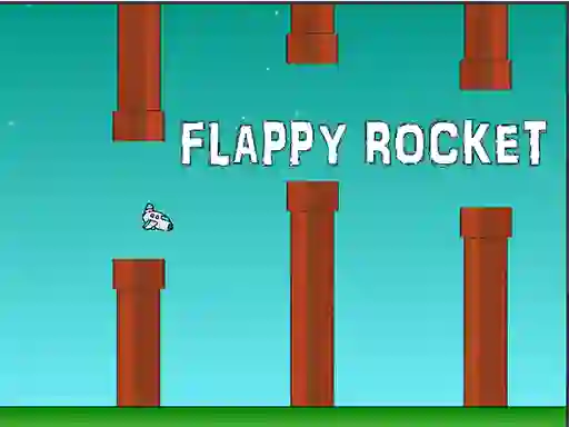 Gêm Flappy Rocket ar-lein