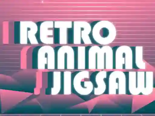 Gêm Retro Animal Jigsaw ar-lein
