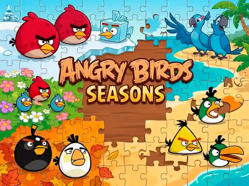Gêm Angry Birds seasons ar-lein