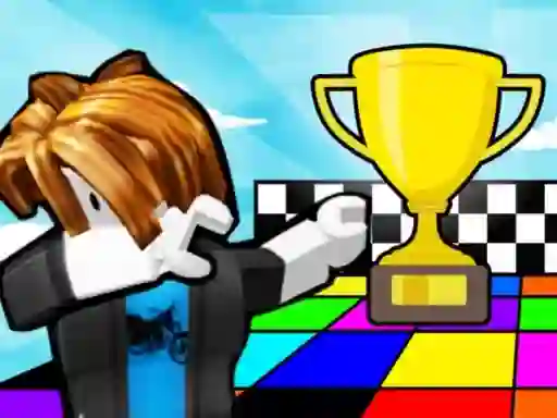 Gêm Color Race Obby ar-lein