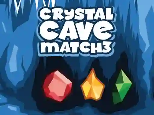 Gêm Crystal Cave Match 3 ar-lein
