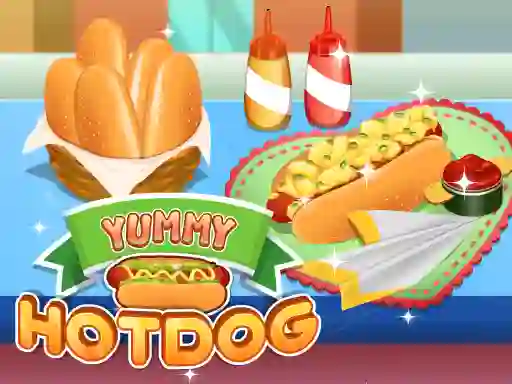 Gêm Yummy Hotdog ar-lein