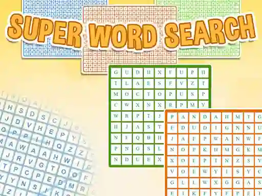Gêm Super Word Search ar-lein