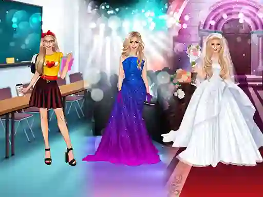 Gêm Superstar Career Dress Up ar-lein