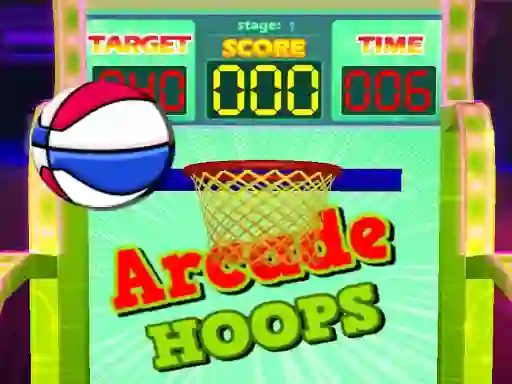 Gêm Arcade Hoops ar-lein