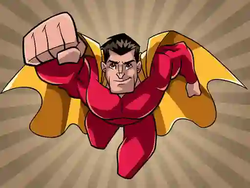 Gêm Aamazing Superheroes Coloring ar-lein