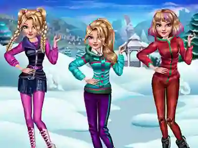 Gêm Winter Looks ar-lein