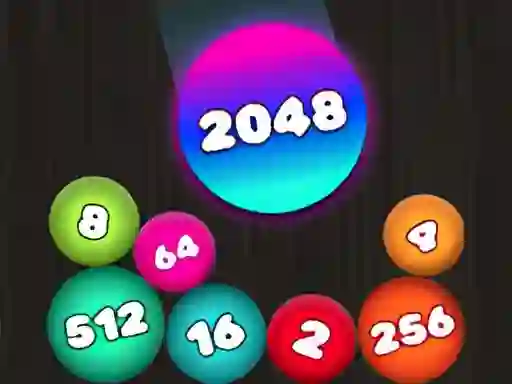 Gêm 2048 Puzzle: Connect the Balls ar-lein