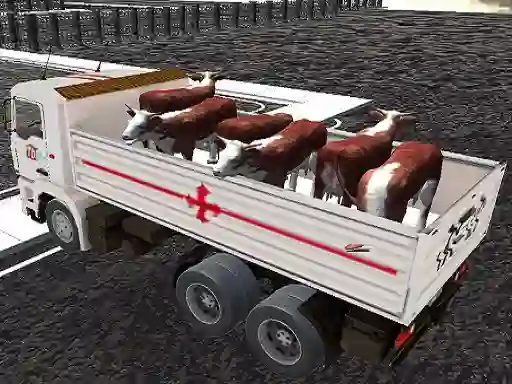 Gêm Truck Transport Domestic Animals ar-lein