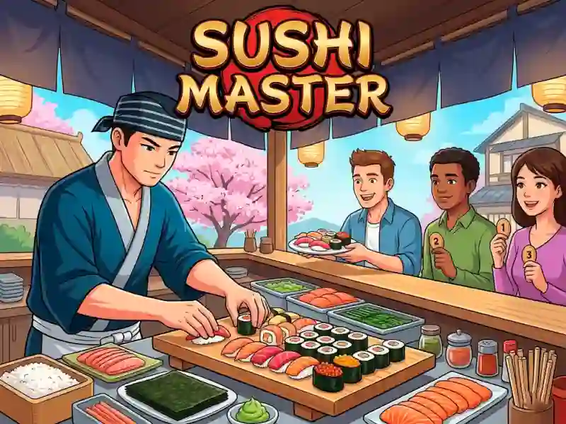 Gêm Sushi Master ar-lein