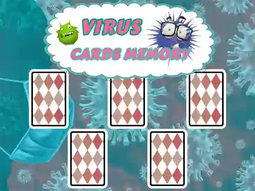 Gêm Virus Cards Memory ar-lein