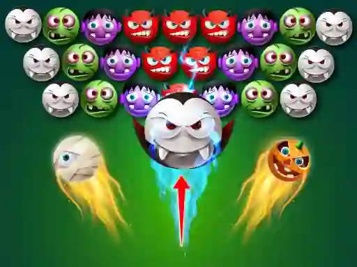 Gêm Halloween Bubble Shooter ar-lein